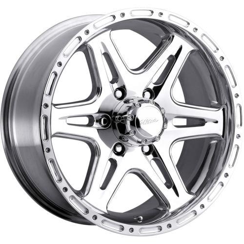 16x8 polished ultra badlands (208) wheels 6x5.5 +10 gmc k-1500 lexus lx 450