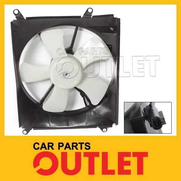 95-99 toyota avalon v6 left side cooling fan assembly to3115105 new blade motor