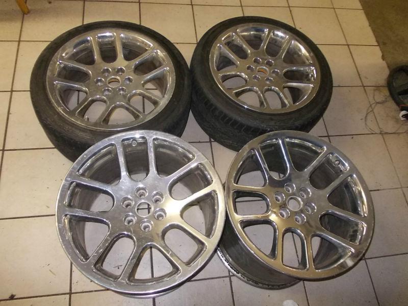 Oem 03-10 dodge viper srt 10 18" 18x10 front 19" 19x13 rear wheels rims