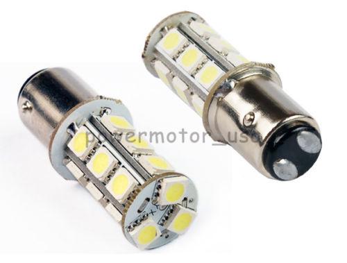 New 2pcs s25 1157 ba15d bay15d 18smd 5050 led for car brake turn lights replace