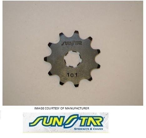 Sunstar 13t counter shaft steel sprocket kawasaki kdx 50 ,  suzuki jr rm 50 60 