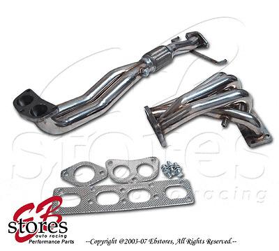 Exhaust header mx6 probe base 93 94 95 96 97 2.0l 4cyl