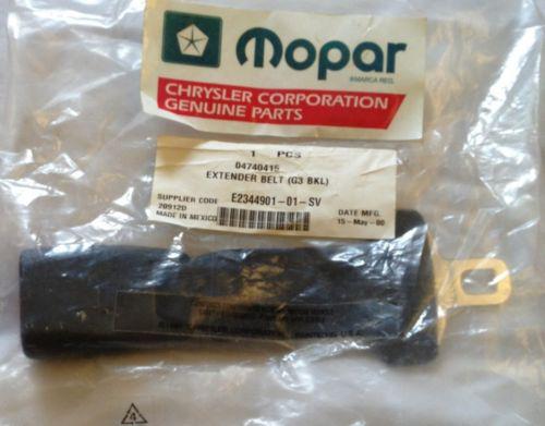 Mopar chrysler dodge plymouth jeep~seat belt extender~black~300~van~4740415~#4