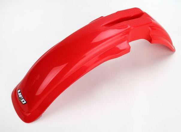 Ufo plastics front fender red universal dirt bike