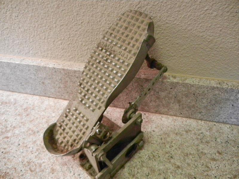 Hall-craft throttle pedal ~ vintage foot pedal for boat, race car, ??? 