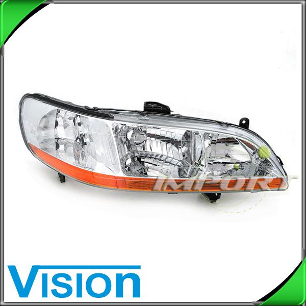 Passenger right side headlight lamp assembly new 2001-2002 honda accord 2dr 4dr