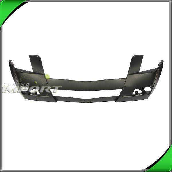 08-12 cadillac cts front bumper cover replacement abs plastic primed black w hid