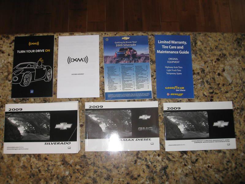 2009 chevrolet silverado diesel 2500 3500 hd factory owners manual