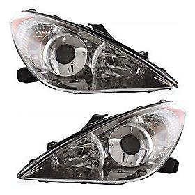 New headlight headlamp assembly pair set driver+passenger side left+right w/bulb