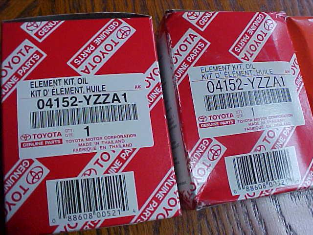 Toyota camry oil filter (s) v-6 new old stock   2007 