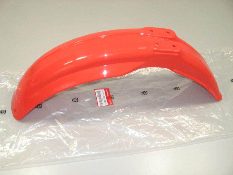 New genuine honda front fender flash red 83-91 cr125 cr250 cr480 cr500 note #r54