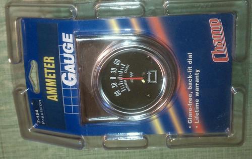 Ammeter champ gauge 7-154