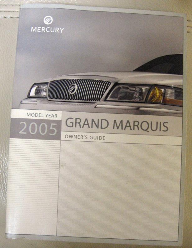 2005 mercury grand marquis owner's manual