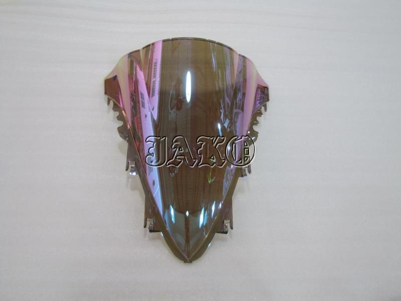 Windshield light iridium screen racing windscreen for yamaha yzf-r1 2007-2008