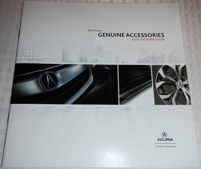 Brand new 2013 acura genuine accessories brochure