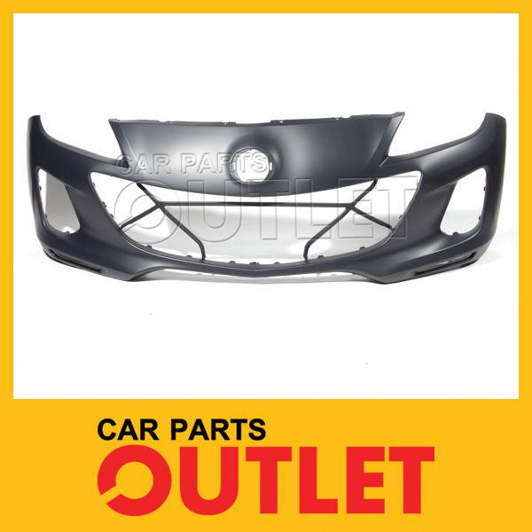 2012-2013 mazda3 front bumper cover new ma1000235 primered i/s 2.0/2.5l wo turbo