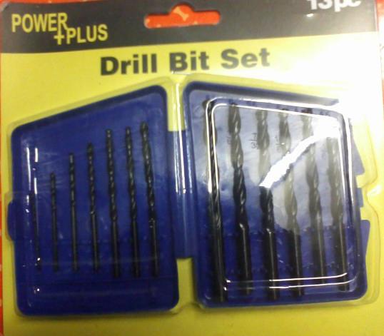 Brand new power plus 13 pc drill bit set