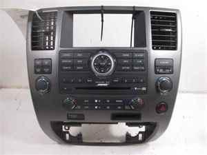 10 11 armada 6 disc cd player radio w/ac controls oem