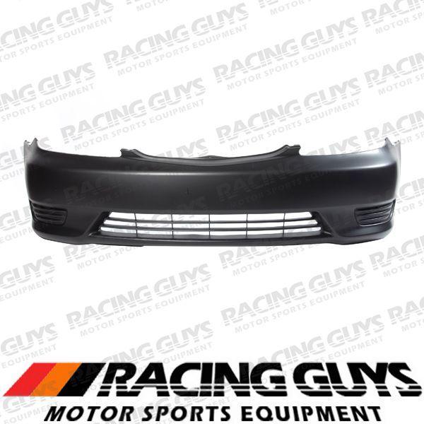 05-06 toyota camry 4dr front bumper cover primered new facial plastic to1000284