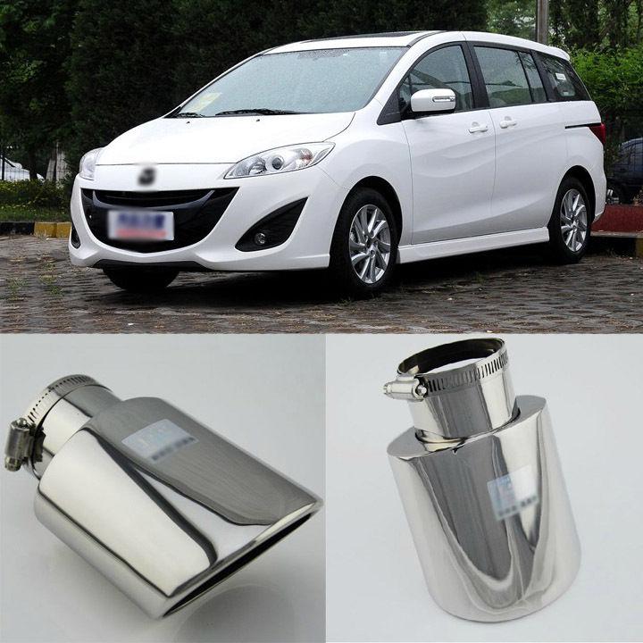 Genuine superb inlet t304 stainless steel exhaust muffler tip for mazda 5 08-13