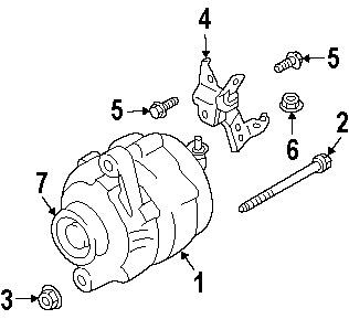 Infiniti 119168j10c genuine oem factory original mount bolt