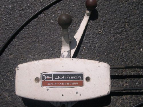 Purchase JOHNSON SHIPMASTER OMC TWO 2 LEVER OUTBOARD CONTROL BOX W/ 12 ...