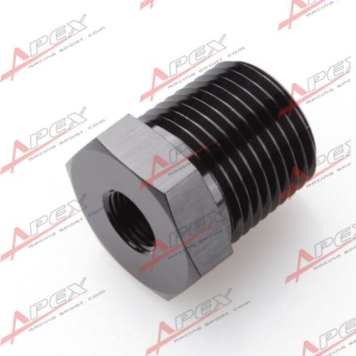 3/8&#039;&#039; npt male to 1/8&#039;&#039; npt female adapter adaptor fitting aluminum black