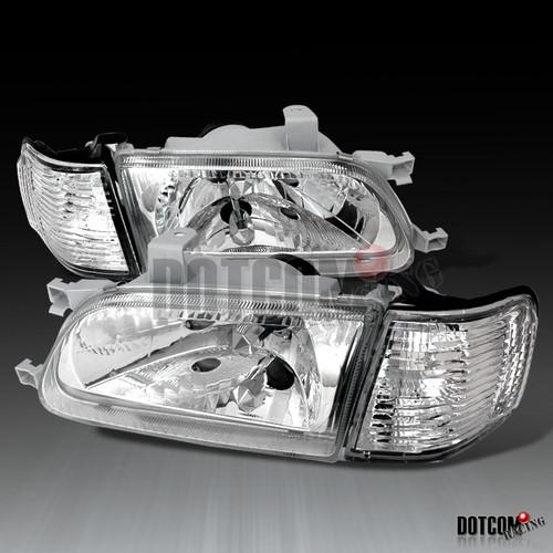 97-99 toyota tercel crystal clear headlights+corners signal