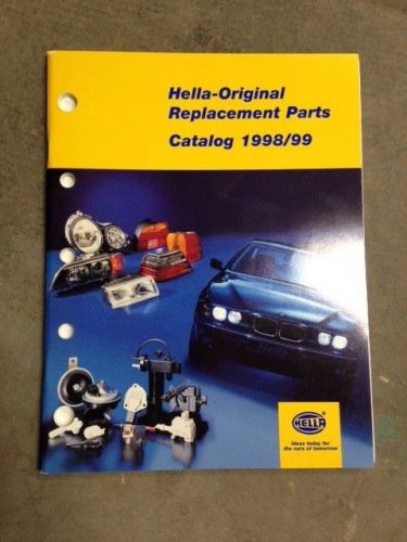 Hella original replacement parts catalog 1998-1999
