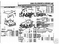 1969 1970 oldsmobile 98 69 70 body parts list frame crash sheets *