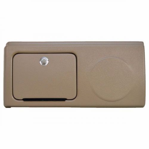 Lund light brown plastic boat fold out glove compartment console panel