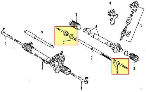 Lexus 4550329785 genuine oem factory original inner tie rod