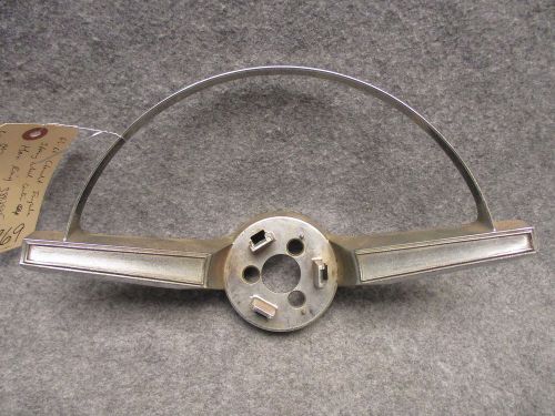 1965-1966 chevrolet impala steering wheel center horn ring 3882985 oem 27869