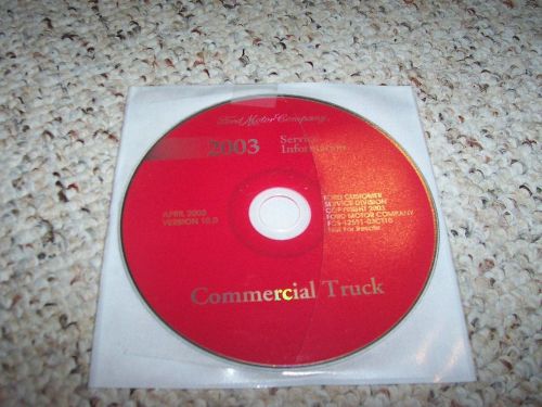 2003 ford f550 truck shop service repair manual cd 7.3l turbo diesel