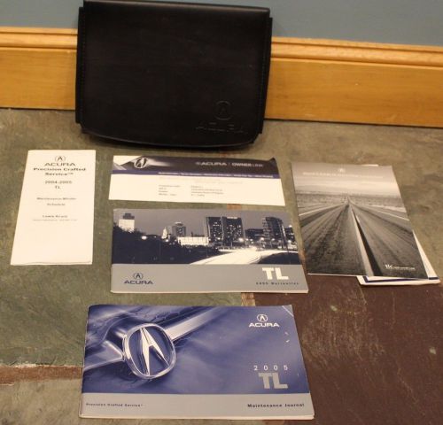 2005 acura tl booklet