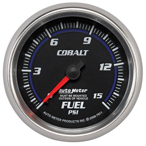 Auto meter 7911 cobalt; mechanical fuel pressure gauge