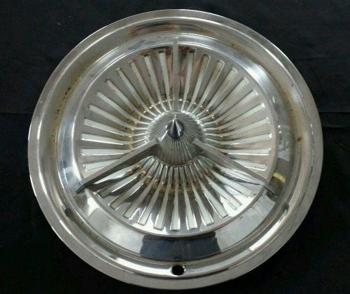 Vintage 1961 61 dodge coronet monaco polara 15&#034; 15 inch hubcap wheelcover bullet