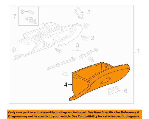 Chevrolet gm oem 12-15 cruze-glove box door 95051966