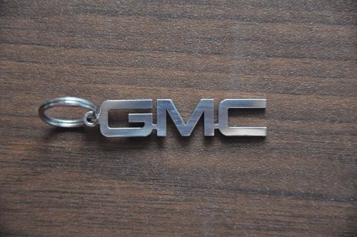 Gmc keychain keyring stainless steel