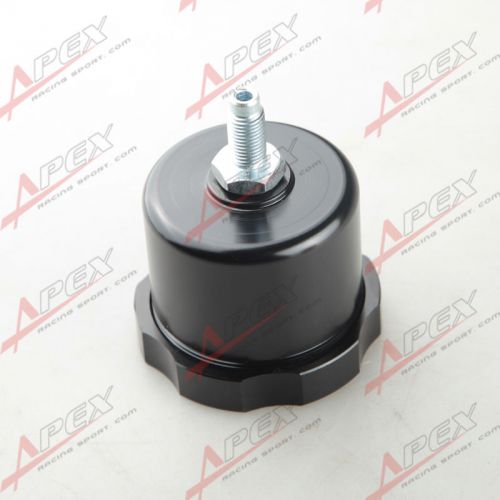 Brake fluid oil container new aluminum black