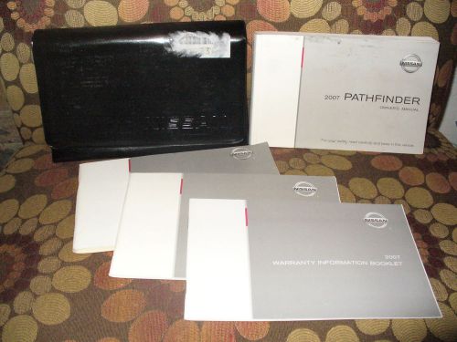 2007 07 nissan pathfinder owners manual with case 96