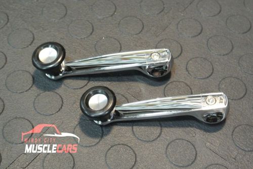 1968-74 dodge charger / 1968-70 dodge super bee window cranks handles 2862167 nr