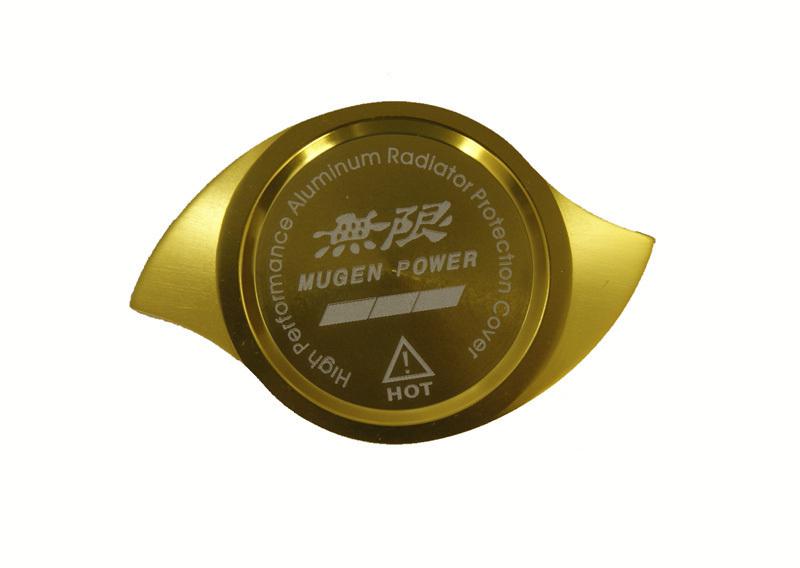 Universal mugen billet cnc machined radiator cap cover gold for honda acura tl