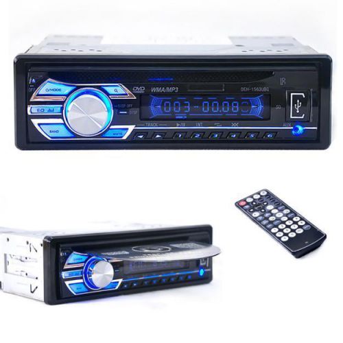 Car audio stereo in-dash dvd cd mp3 radio player sd usb input aux fm receiver