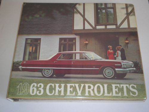 1963 chevrolet, chevy ii, corvair, corvette dealer sales album