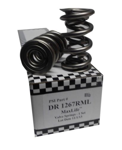 Psi dr1267rml max life drag race triple valve spring 1.740&#034; 1.300&#034; max lift (16)