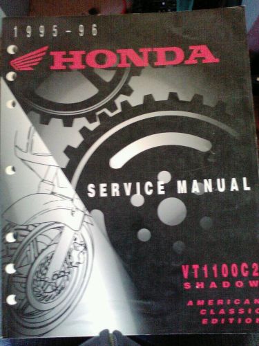 Honda 95-96 vt 1100c2 shadow american classic factory service manual,#61mah01.