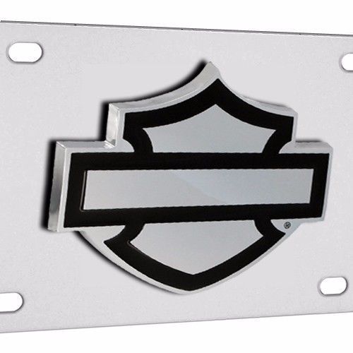 Harley-davidson plain bar &amp; shield emblem license plate - officially licensed