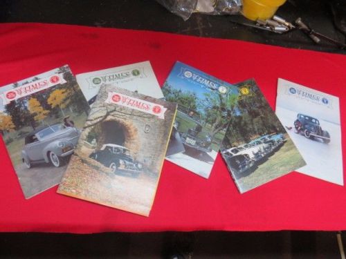 Early ford v-8 club v-8 times magazines complete 1987 set no reserve flathead