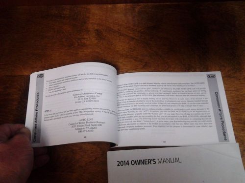 2016 kia owners manual and supplement booklet